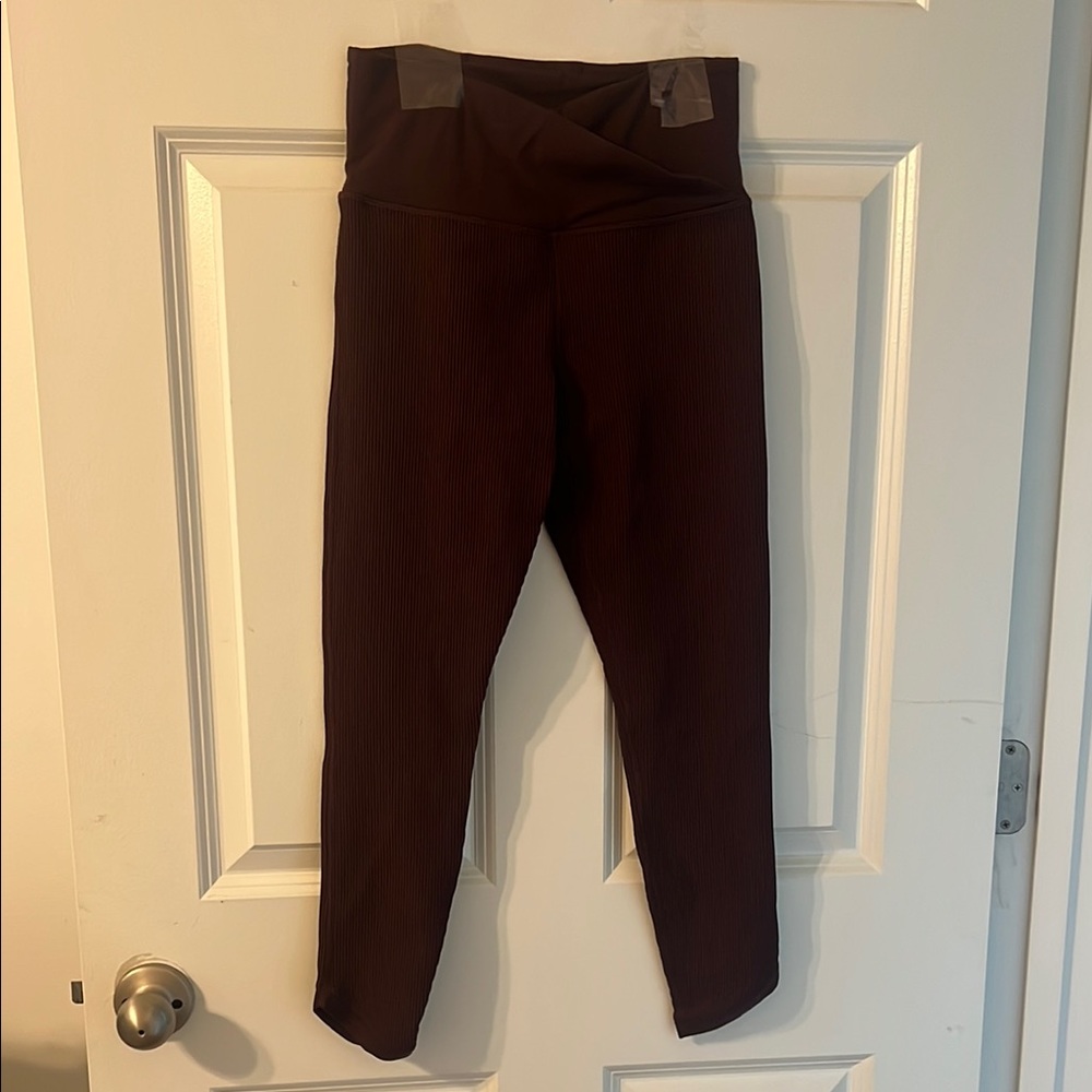 Athleta Elation Crossover Rib 7/8 Leggings